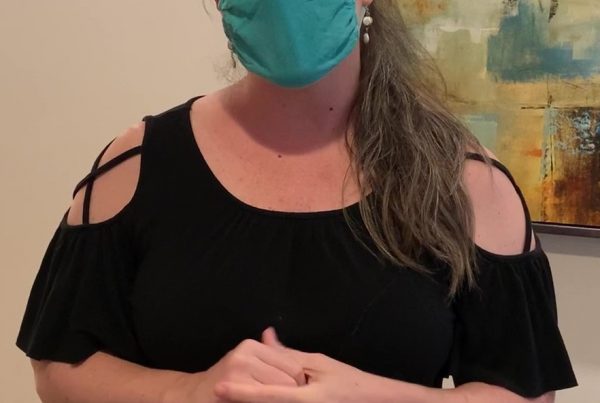 staff wearing mask